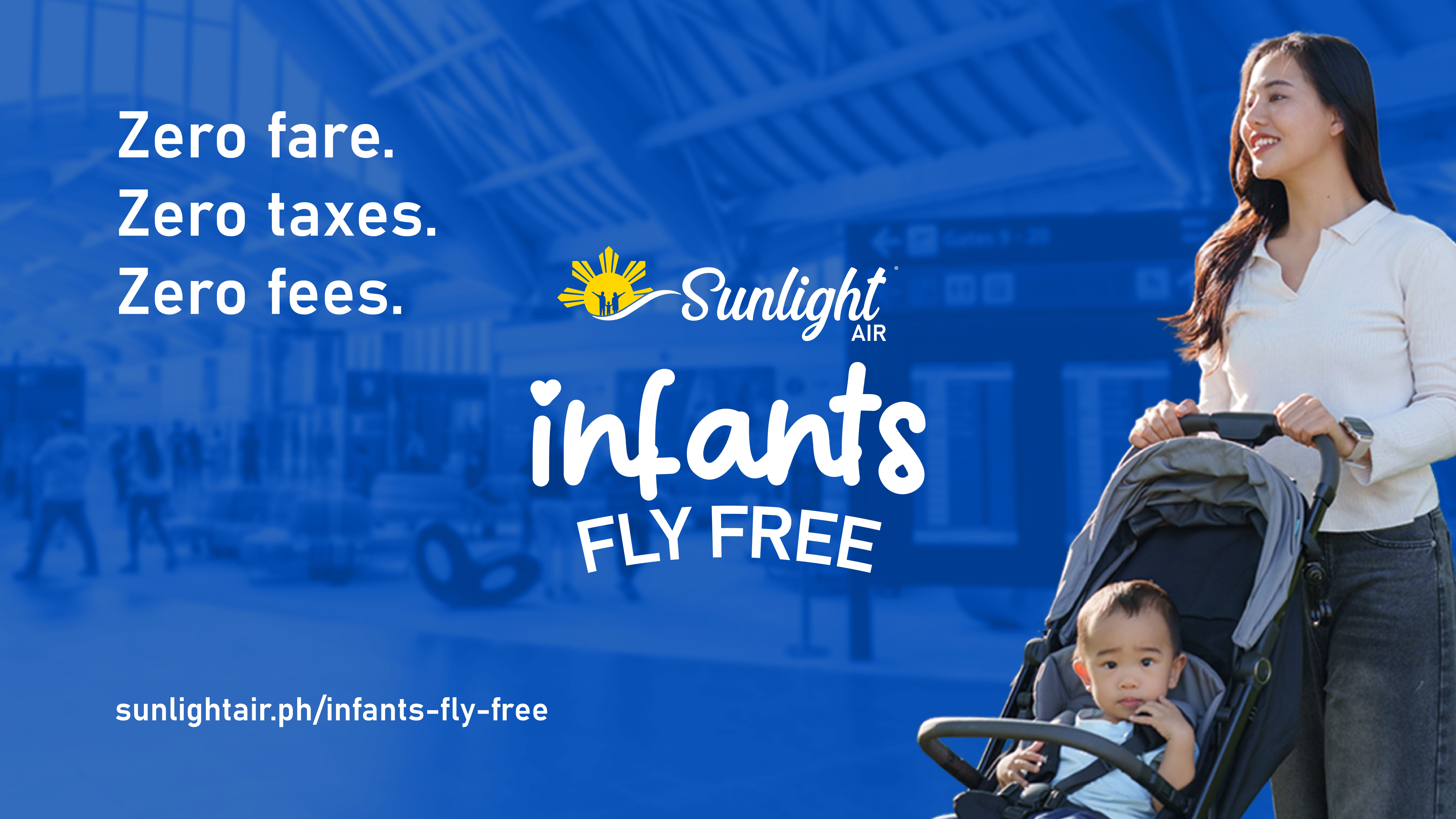 Sunlight air infants fly free